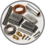 Base Metals such as iron, steel, copper, and articles in global systems.