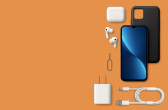 Modern smartphones and high-quality mobile accessories