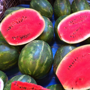 Premium Iranian Watermelon, perfect for global buyers seeking high-quality, fresh produce.
